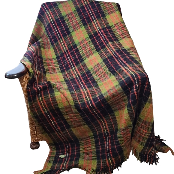 Vintage Bedding Vintage Handwoven Wool Blanket Poshmark